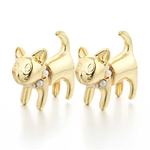 CAT STUD EARRING