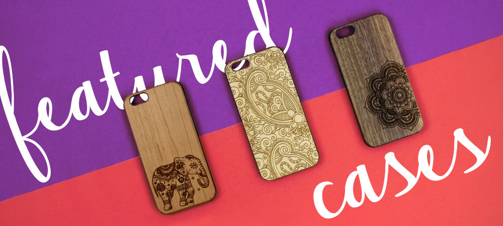 Wood Engraved Phone Cases